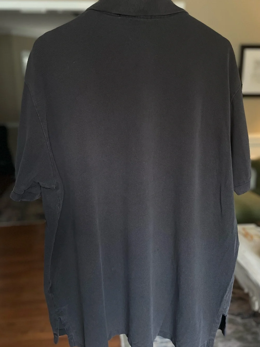 Ralph Lauren Black Polo Shirt with Red Pony Logo, Men’s XXL (2XL)